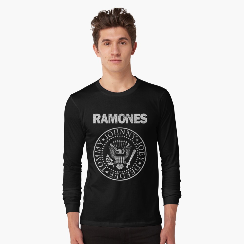 XL MENS OFFICIAL RAMONES PUNK ROCK HEY HO GRAPHIC T-SHIRT CHARCOAL GREY SZ S