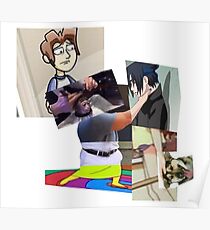 the ultimate superimposed image edit meme featuring sasuke being choked, dog petting, monkey haircut, loss.jpg, You Know I Had to Do It to Em, marge from the simpsons and more Poster