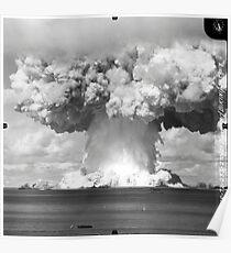 Baker-Test Atomexplosion Operation Crossroads (25. Juli 1946) Poster
