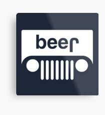 speed bump ahead,dont spill your beer! Metal Print