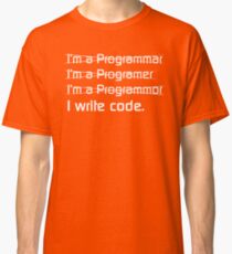 Teevolution :: I write code Classic T-Shirt