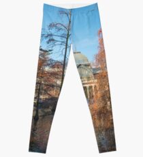 Legging Palacio de cristal en el parque del buen retiro, madrid españa