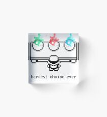 Pokemon Starters Acrylic Block