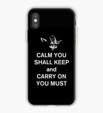 yoda keep calm iPhone Case