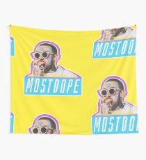 Mac Miller Most Dope 80s Retro Wall Tapestry