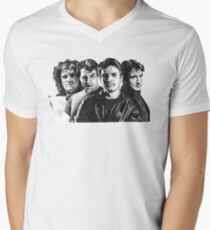 The Many Faces of Nathan Fillion Men's V-Neck T-Shirt