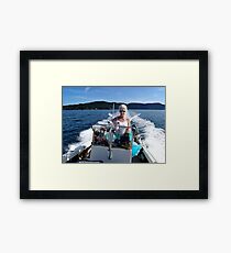 Woman Driver Framed Print