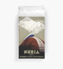 Nuria, Spain Vintage Travel Poster Restored Duvet Cover