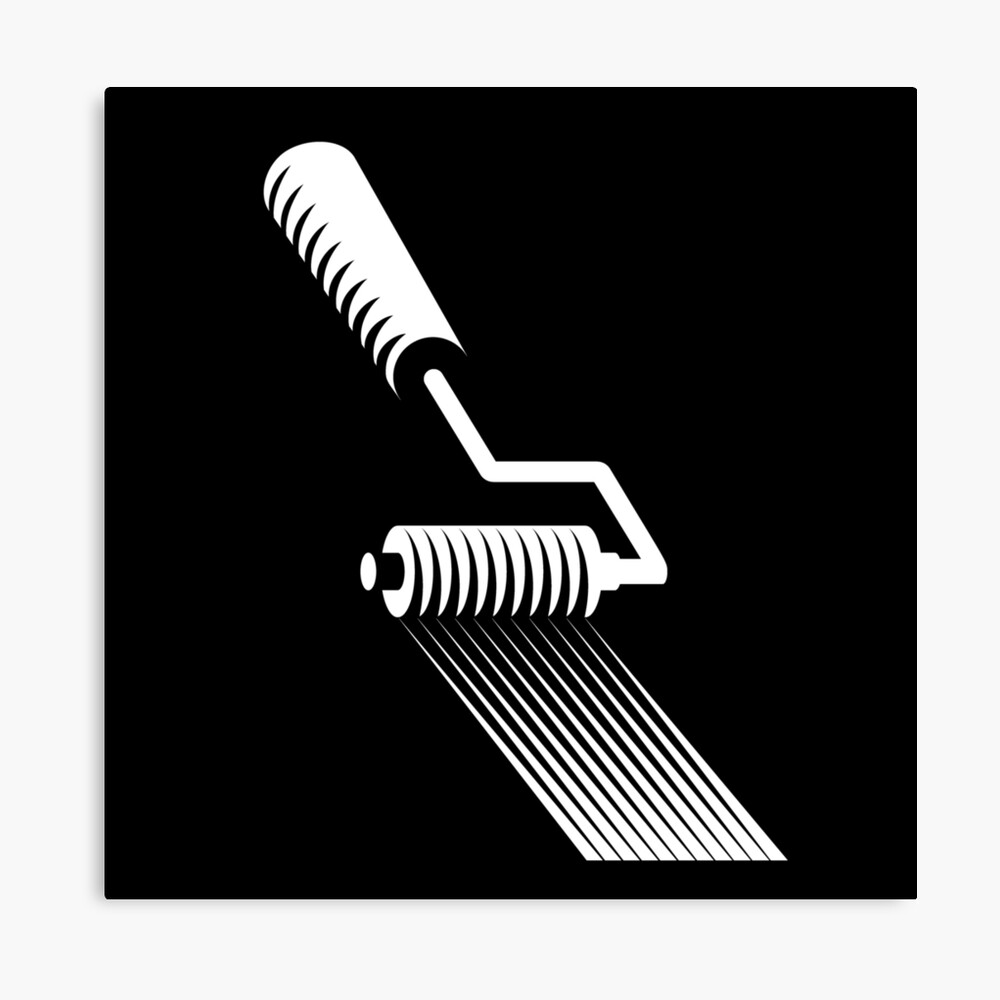woodcut printmaking Canvas Print