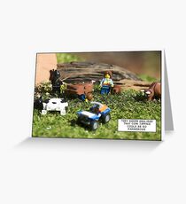 Cow Tipping Greeting Card
