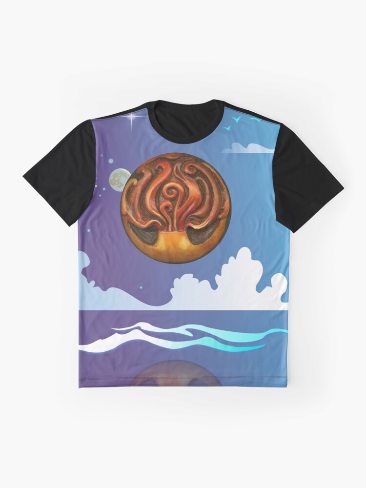 Alternate view of Fire And Water Graphic T-Shirt