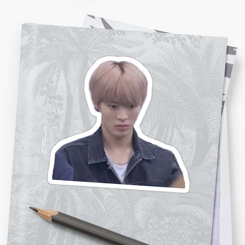  nct  meme sticker  yuta  Sticker  by leilakelly Redbubble