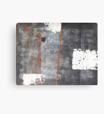 Perception of an object - abstract mixed media on canvas Canvas Print