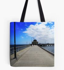 St Kilda Pier for an icecream, Victoria Australia Tote Bag