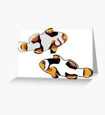 Designer Clownfish Greeting Card