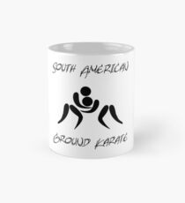 Südamerikanischer Bodenkarate-Schwarzdruck Tasse (Standard)