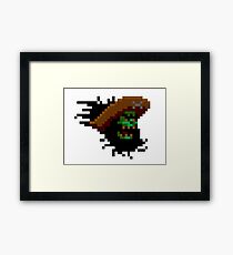LeChuck - 8 bit Framed Print