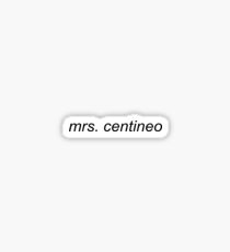 mrs. centineo noah centineo Sticker