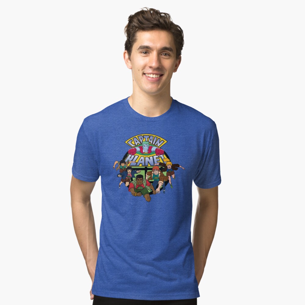 captain planet planeteers shirt