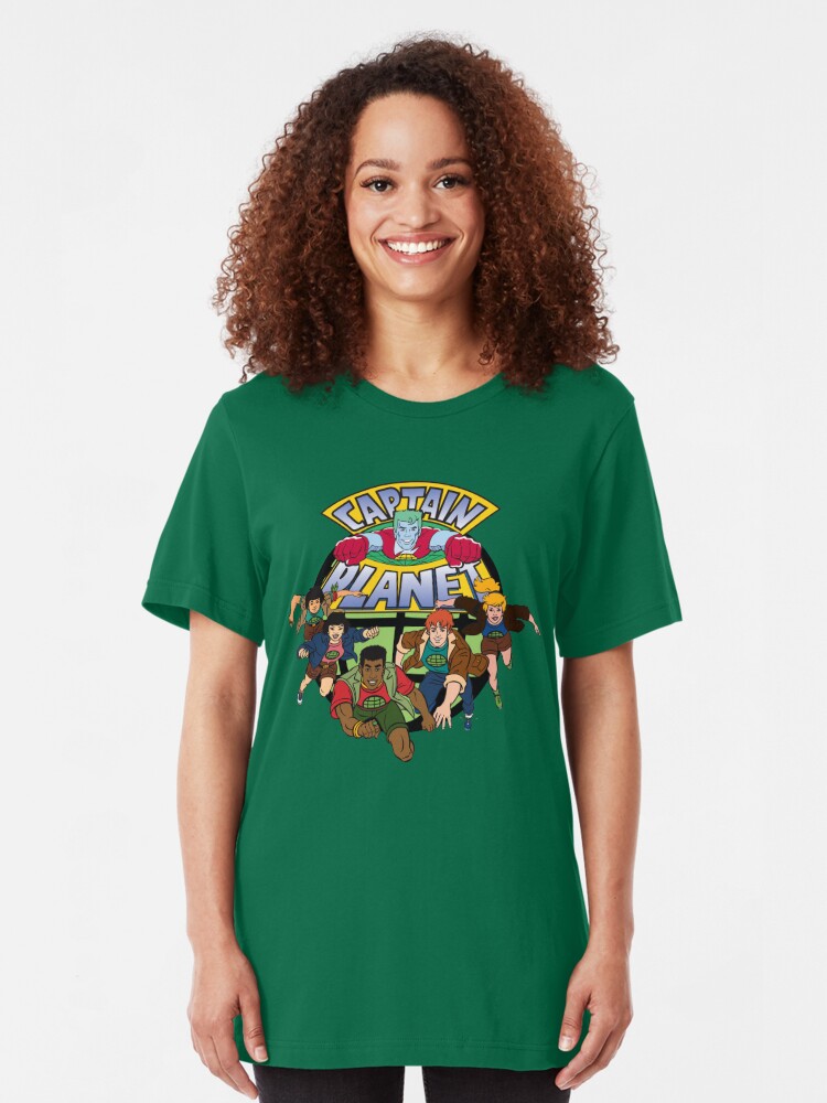 captain planet planeteers shirt