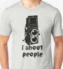 TLR Camera - I Shoot People Photography T Shirt Unisex T-Shirt