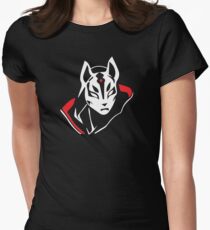 Vector Nomade Skin Black / Red / White Women's Fitted T-Shirt