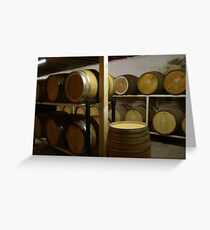 swan valley barrels Greeting Card