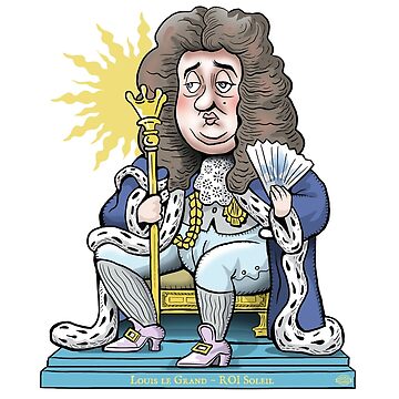 Artwork thumbnail, Le Roi, Louis XIV, King of France by MacKaycartoons