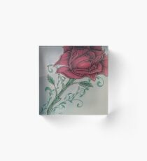 Georgia Rose Acrylic Block