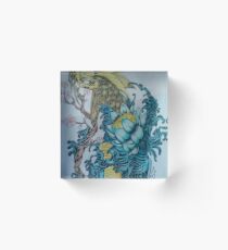 Bloom Explosions Acrylic Block