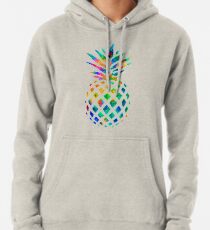 Rainbow Pineapple Pullover Hoodie