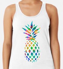 Regenbogen Ananas Tanktop für Frauen