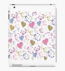 Floral and heart print iPad Case/Skin