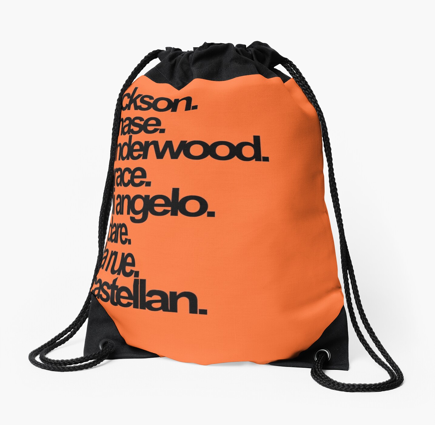 "Percy Jackson And the Olympians characters" Drawstring Bag by
