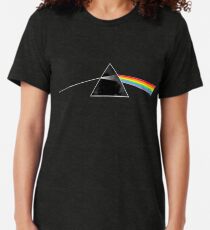 Pink Floyd Dark Side of the Moon - Cloud Background Tri-blend T-Shirt