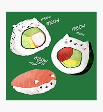 Cute Sushi Rolls Fotodruck