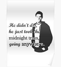 Cory Monteith "He didn't die" Poster
