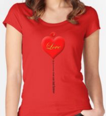 Love is is promise that can last forever Women's Fitted Scoop T-Shirt