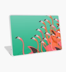 Fresko der Flamingos Laptop Skin