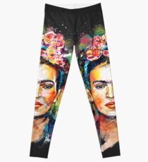Frida Kahlo (dunkle Ausgabe) Leggings