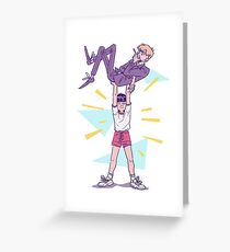 Middle Schooler lifts Twink Greeting Card