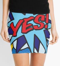 Comic Book YES! Mini Skirt