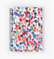 Cuaderno de espiral Acuarela abstracta diseño floral