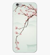 Wunderlicher rosa Kirschblüten-Baum iPhone-Hülle & Cover
