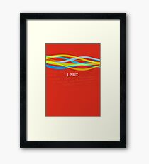 Linux Rainbow Framed Print