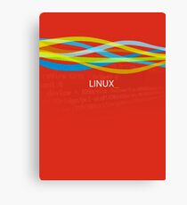 Linux Rainbow Canvas Print