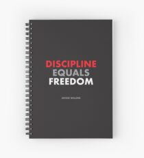 "Disziplin entspricht Freiheit" Jocko Willink Spiralblock