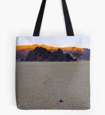 Dawn on the Race Track Playa Tote Bag