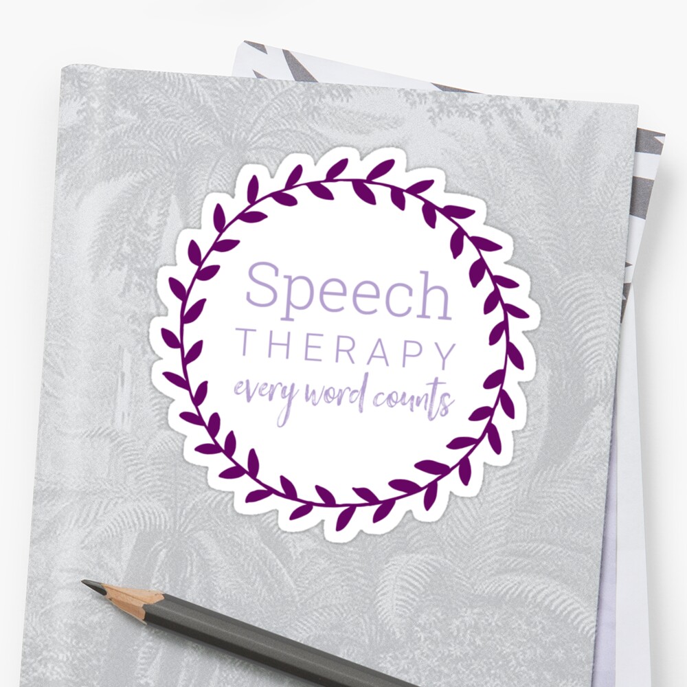 speech-language-pathologist-sticker-by-stickersbycare-redbubble