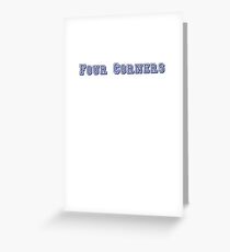 Four Corners Greeting Card